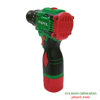 Combo Máy khoan vít 16.8V động cơ không chổi than PHIPOL TOOLS PH3022 Kèm 2 pin và sạc - Hàng Chính Hãng
