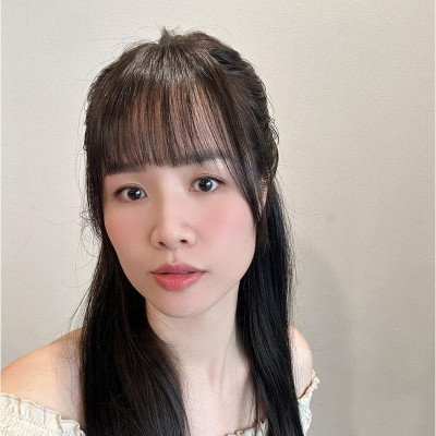 Mái 2in1 mái thưa tóc thậ.t nữ - Tóc Giả Vân Anh Wig