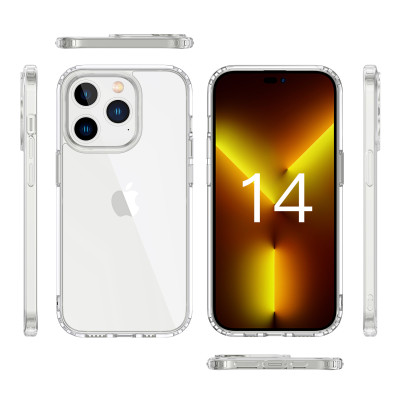 Ốp Lưng PC Hybrid Clear Dành Cho iPhone 14 / iPhone 14 Plus / iPhone 14 Pro / iPhone 14 Pro Max - Hàng Chính Hãng LEEU DESIGN