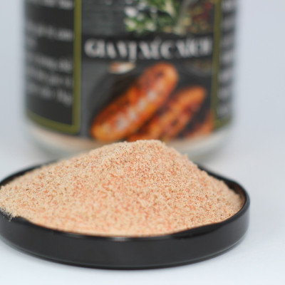 Gia Vị Xúc Xích hũ 200g chính hãng R2D thành phần hữu cơ dùng làm nguyên liệu chế biến xúc xích ngon đúng chất