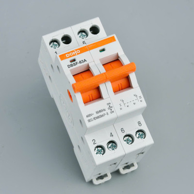Cầu dao đảo chiều DoBo 63A, thương hiệu DoBo, bảo hành 12 tháng chính hãng đổi mới