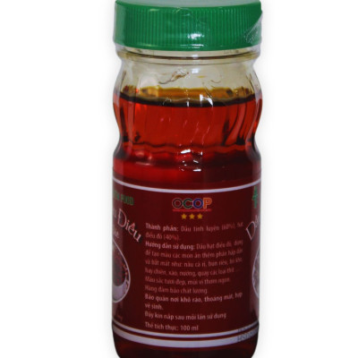 Lốc 6 Chai Dầu Màu Điều Đậm Đặc 100ml Thiên Thiên Food Tạo Màu Đẹp Khi Nấu Bún Bò Huế, Bún Riêu, Cari,...