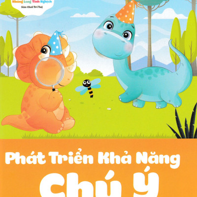 Combo Khủng Long tinh nghịch - Bộ 6 cuốn phát triển khả năng bản thân cho bé từ 3-6 tuổi