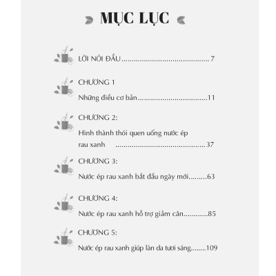 Nước Ép Tươi Xanh Thải Độc Chữa Lành