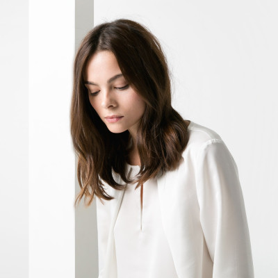 Áo Kiểu Nữ Cổ Tròn Tay Lỡ Mango 23050007 - Mã Màu 10