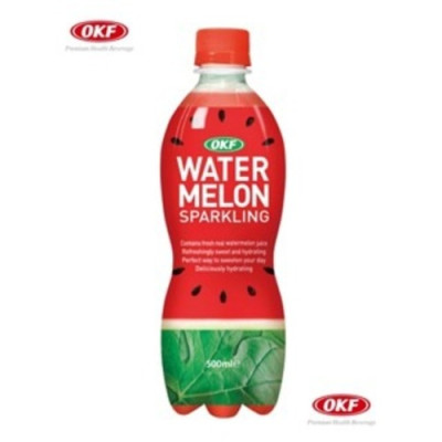 Nước dưa hấu có ga sparkling OKF Hàn Quốc 500ml x 6chai