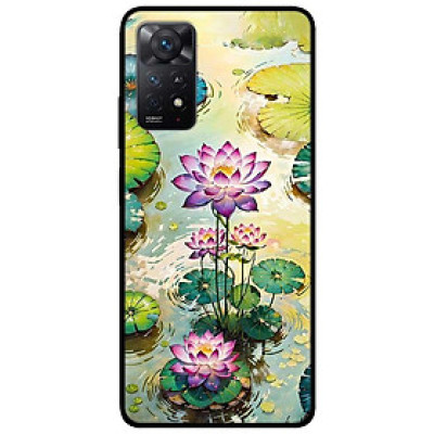 Ốp lưng Redmi Note 11 - 11s 4G - 11 5G - 11 Pro Quốc Tế - 11 Pro Xách Tay - Sen Tím Đẹp - Hàng Chính Hãng