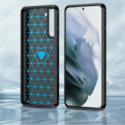 Ốp Lưng Chống Sốc Cho SamSung Galaxy S21 FE, S20 FE Chính hãng RUGGED ARMOR Vân Sợi Carbon, Bảo Vệ Camera Sau - Hàng Chính Hãng