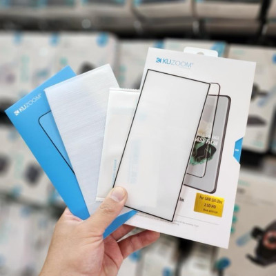 Kính cường lực Kuzoom Full màn hình cho Samsung Galaxy S25 Ultra , S25 Plus , S25 ,  S24, S24 Plus, S24 Ultra cảm ứng mượt - Hàng chính hãng