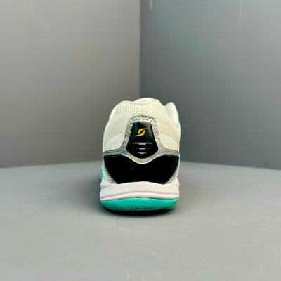 Giày Bóng Bàn Speed Art 28013 Trắng Xanh Mint - Khoáng Khí Tối Đa, Êm Ái, Di Chuyển Linh Hoạt, SIêu Bền Bỉ