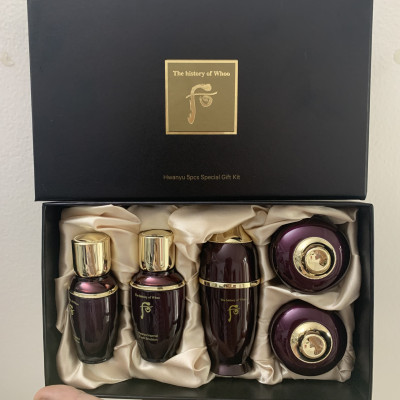 Bô dưỡng trẻ hóa da 10 năm tuổi The history of Whoo Hwanyu 5pcs set