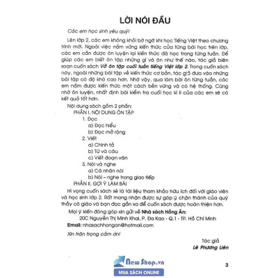Sách - Vở Ôn Tập Cuối Tuần Tiếng Việt Lớp 2 - Bám Sát SGK Kết Nối Tri Thức Với Cuộc Sống - Hồng Ân