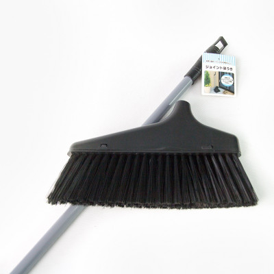 Chổi nhựa cán dài Sanada 75,5cm, cán cầm cao/ dài giúp cho người sử dụng không phải cúi gây mỏi lưng - nội địa Nhật Bản