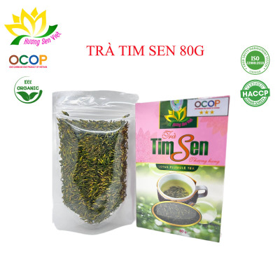 TRÀ TIM SEN HỘP 80G - HƯƠNG SEN VIỆT