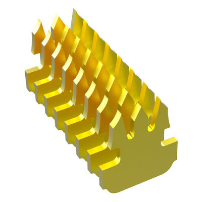 Đầu hạt bấm mạng RJ45 UTP Tenda CAT 5E mạ vàng 24K chống nổ, chống cháy, chống nhiễu (100 đầu/ 1 hộp) - Hàng Chính Hãng