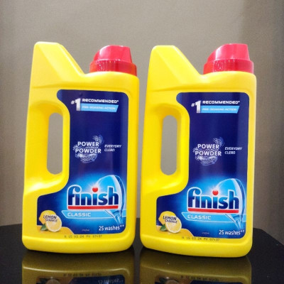 Bột rửa bát Finish Powder 1kg (Hương Chanh)