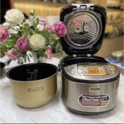 Nồi cơm áp suất cao tần Nhật Bản Zojirushi 1L/1.8L NP-HRQ10/NP-HRQ18, sản xuất Nhật, bảo hành 3 năm | HÀNG CHÍNH HÃNG