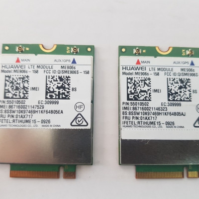 Card WWAN 4G Huawei ME906s dùng cho laptop Lenovo Thinkpad T460, T460s, X260, X1 carbon Gen 4, T560, L460, L560, X1 Carbon Yoga Gen 1 - Hàng chính hãng