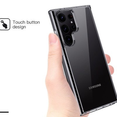 Ốp lưng chống sốc cho Samsung Galaxy S23, S23 Plus, S23 Ultra hiệu Likgus Crashproof (siêu mỏng, chống chịu mọi va đập, chống ố vàng) - Hàng nhập khẩu