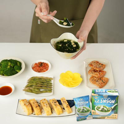 1 gói canh rong biển ăn liền nấu canh không bột ngọt cho bé TÂM MINH FOODS