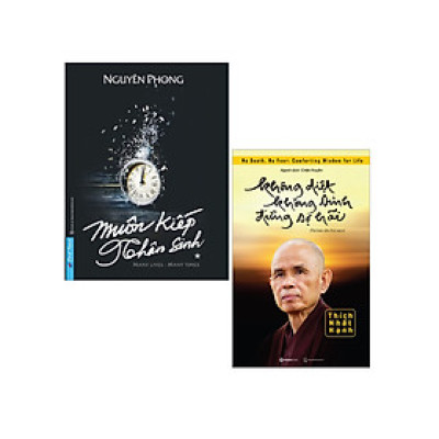 	Combo Many Lives Many Times - Muôn Kiếp Nhân Sinh - Tập 1 + Không Diệt Không Sinh Đừng Sợ Hãi (Bộ 2 Cuốn) _FN