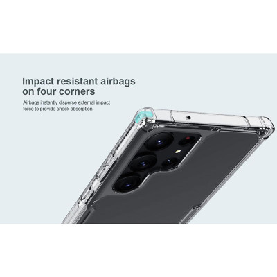 Ốp Lưng Nillkin Nature TPU Pro Dành Cho Samsung Galaxy S24 Ultra / S24 Plus/S24 chống sốc chống ố - Hàng Chính Hãng