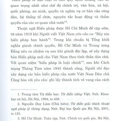 Tư Tưởng Hồ Chí Minh Về Lập Hiến Nội Dung Và Giá Trị