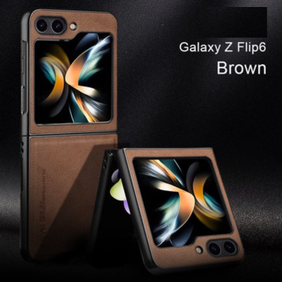 Ốp lưng cho SamSung Galaxy Z Flip 6 , Z Flip 7 , Z Flip 5 chính hãng X-level dạng da mềm - Hàng nhập khẩu