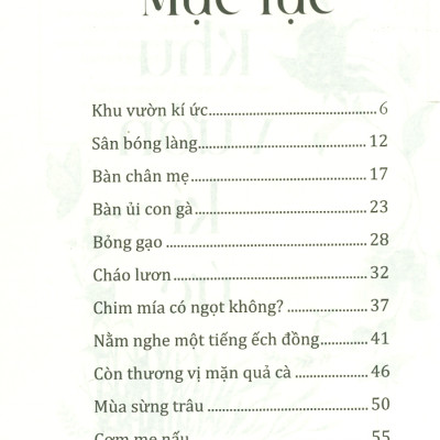 Khu Vườn Kí Ức