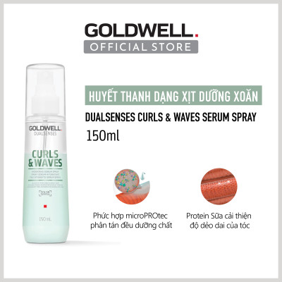 Xịt Dưỡng Tóc Xoăn Goldwell Curls & Waves – Cấp Ẩm, Tóc Bồng Bềnh, Dễ Vào Nếp