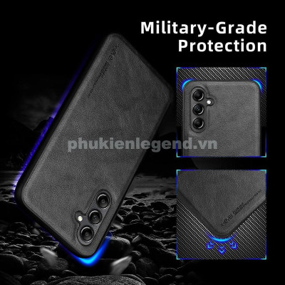 Ốp Lưng Da cho Samsung Galaxy A55 A35 A25 A15 Hiệu X-Level Cao Cấp - hàng nhập khẩu