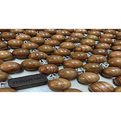 Chiếu Hạt Gỗ Hương Cao Cấp - Kích Thước 1,5mx1,9m hạt 1.6cm ( video , hình thật ) 