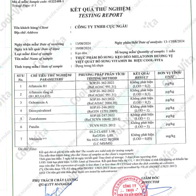 Combo 2 Hộp Kẹo Dẻo Melatonin Hỗ Trợ Giấc Ngủ Ngon Sleep Well Gummies & Hỗ Trợ Giảm Căng Thẳng Vị Việt Quất Kết Hợp Vitamin B6 Coolvita – (60 viên x 3g)/hộp