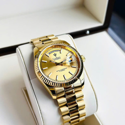 Đồng Hồ Nam Cadisen C8215M2 Chính Hãng Full Box Chống Nước Kính Chống Xước Dây Thép BH 2 Năm Máy Cơ