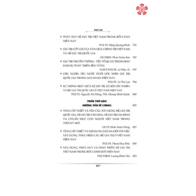 Hệ giá trị quốc gia, hệ giá trị văn hóa, hệ giá trị gia đình và chuẩn mực con người Việt Nam trong thời kỳ mới (bản in 2024)