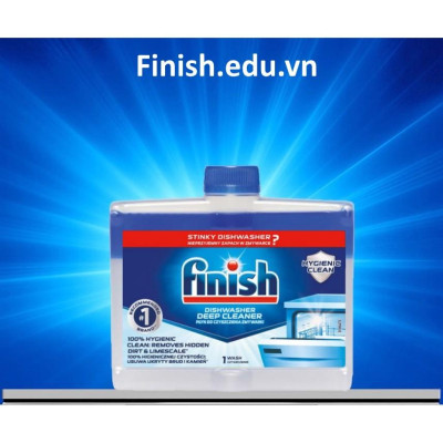 Combo Viên rửa chén Finish Quantum ultimate 32 tabs + Nước Bóng Finish 400ml