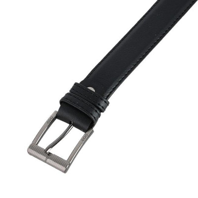 Thắt lưng nữ Huy Hoàng 3 phân may viền màu đen HP5002