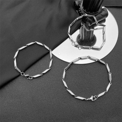 Vòng - Lắc nữ titan hoả tiễn trơn thời trang cao cấp thép không gỉ titanium trangsucpt PTLTNAB