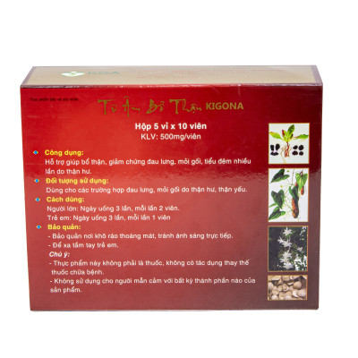 TƯ ÂM BỔ THẬN - NĂNG ĐỘNG - BỔ THẬN, GIẢM ĐAU LƯNG, TIỂU ĐÊM