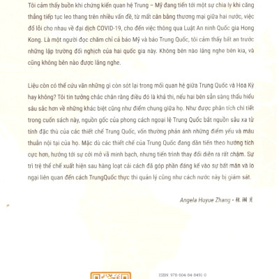 Angela Huyue Zhang - Sự trỗi dậy của Trung Quốc thách thức trật tự thế giới như thế nào - Nhìn từ luật chống độc quyền