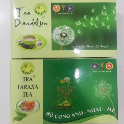 Combo Trà Bồ công anh và Taxara nhàu mè (02 Hộp lớn)