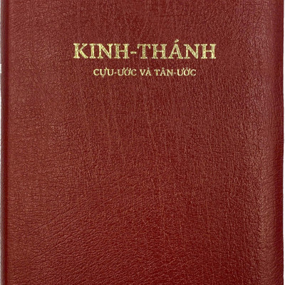 Sách - Kinh Thánh - Cựu Ước Và Tân Ước - Bìa Da - Màu Đỏ