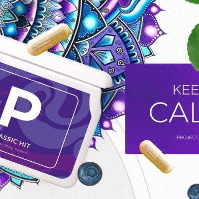 Thực Phẩm Sức Khỏe P Classic Hit - Bình Tĩnh Và Thư Giãn - PROJECT V - Hộp 60 Viên - Xuất xứ Pháp, Hàng Chính Hãng