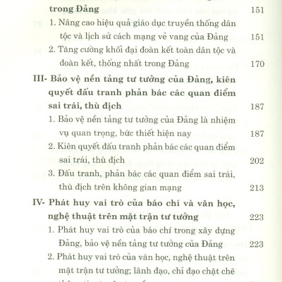Xây Dựng Đảng Về Tư Tưởng Trong Tình Hình Mới - Những Vấn Đề Lý Luận Và Thực Tiễn Cấp Bách
