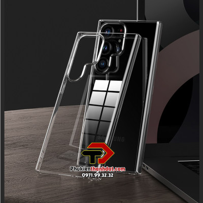 Ốp lưng trong suốt cho SamSung Galaxy S23 Ultra chính hãng Memumi (phủ nano không ố màu) - Hàng chính hãng
