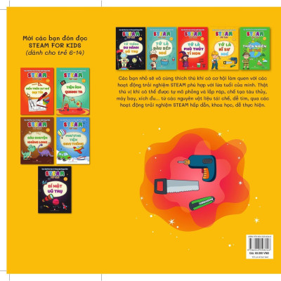 Sách - Steam For Kids - Tớ Là Kĩ Sư Nhí - Giáo Dục Sớm 3-6 Tuổi - NXB Phụ Nữ