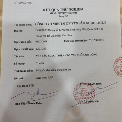 Hồng yến tinh chế 100g - Yến Ngọc Thiện