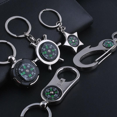 Móc Khóa Kim Loại Có La Bàn