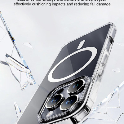 Ốp lưng trong suốt sạc từ tính dành cho iPhone 16e / 16 / 16 Plus / 16 Pro / 16 Pro Max - Hàng chính hãng