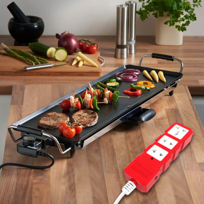 Ổ Cắm Công Suất Lớn Điện Quang ĐQ ESKHP 3RW 2m ( 3 Lỗ, Màu Đỏ Trắng, Dây 2m)